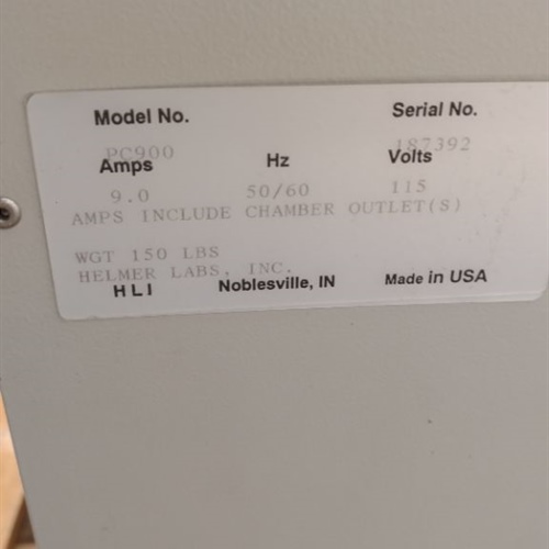 Helmer Labs PC900 Platelet Incubator